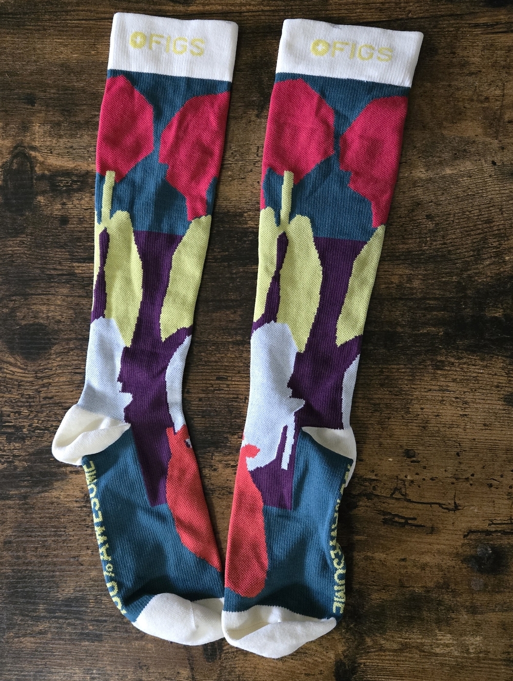 New Figs Compression Socks Actual Size M
